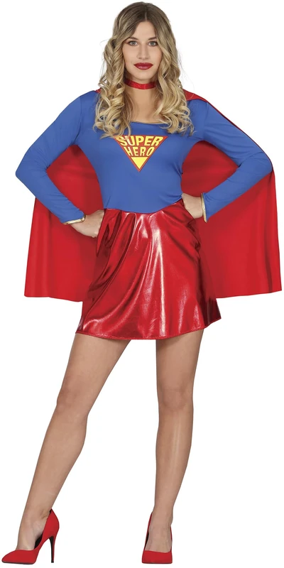 FIESTAS GUIRCA Super Hero Costume Adult Women Size 14-16
