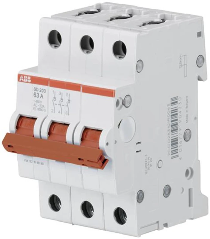 abb-entrelec SD203/32 – Switch secciónador 3 Poles 32 A