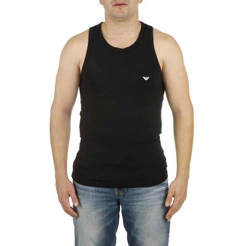 Emporio Armani Men's 110828CC729 Vest, Black (Nero 00020), Medium