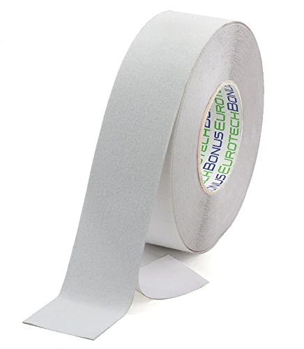 BONUS Eurotech 1BL43.10.0050/018 Anti Slip Tape, Acrylic Based Adhesive, Width 50 mm, Length 18 m, Thickness 0.70 mm, White