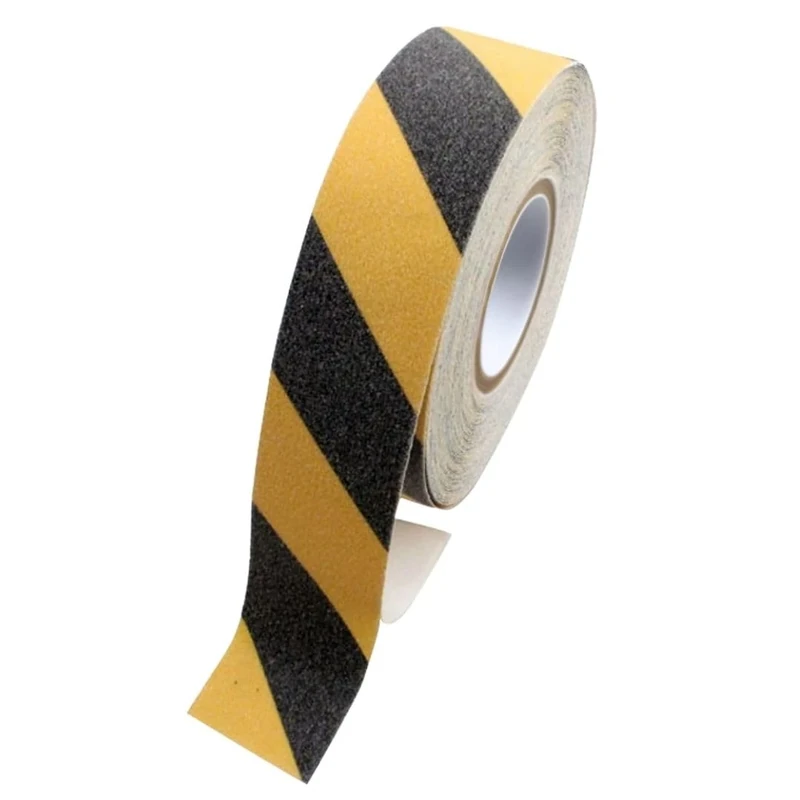 BONUS Eurotech 1BL43.30.0050/018 Anti Slip Tape, Acrylic Based Adhesive, Width 50 mm, Length 18 m, Thickness 0.70 mm, Yellow-Black