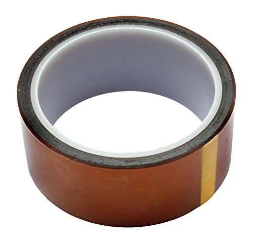 BONUS Eurotech 1BL08.03.0038/033A# 1Bl08.03 Polyimide Antistatic Masking And Electro-Insulation Tape, Silicon Based Adhesive, SD, Width 38 mm, Length 33 m, Total Thickness 0.06 mm, Amber