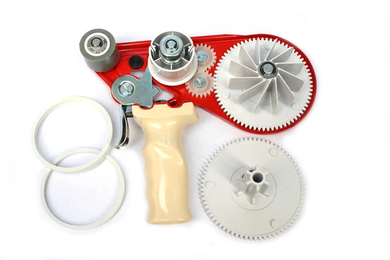 BONUS Eurotech 3AY00.11.0025/001 Manual Dispenser DSH/25 For Double Sided Adhesive Transfer And Non Woven Tapes For The Maximum Widths: 25 mm, Orange