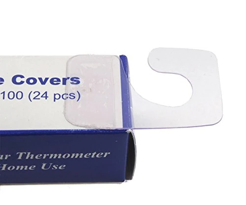 BONUS Eurotech 1XL63.00.1035/022A# Self Adhesive Plastic Hanger, (Hook) 35 mm/22 mm, 500 Pcs., Clear (Pack of 500)