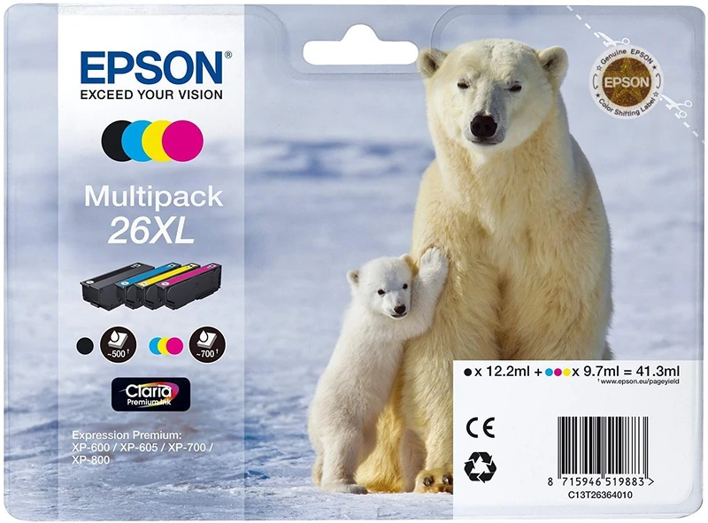 EPSON 26 X-Large EasyMail Ink Cartridges