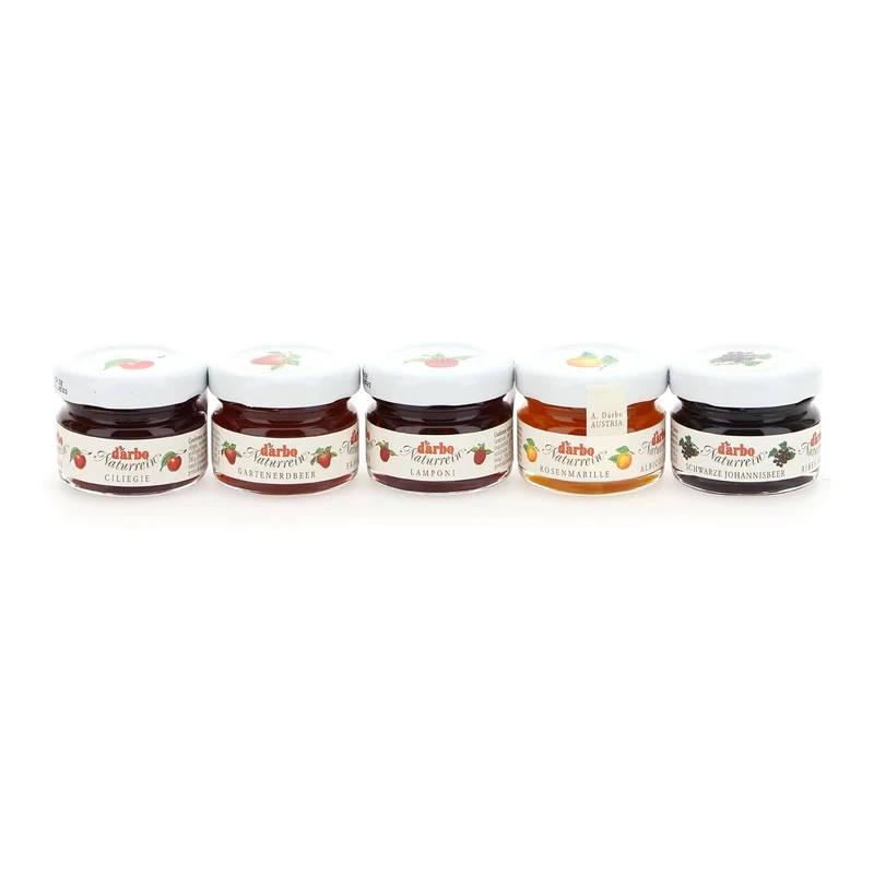 Hellma 70101740 Darbo Jam in Mini Glass Assortment Box 1000 g