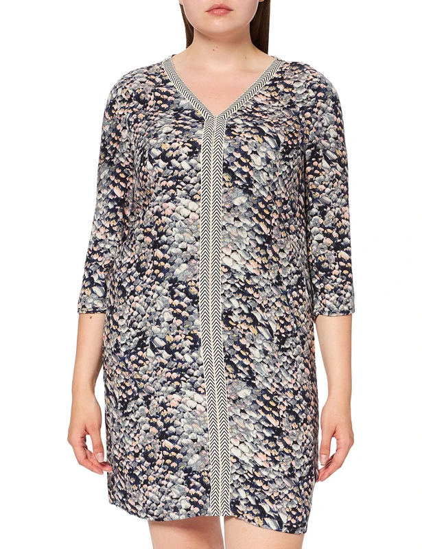 St.Tropez Women's Dress, Multicoloured (Tower 163), L