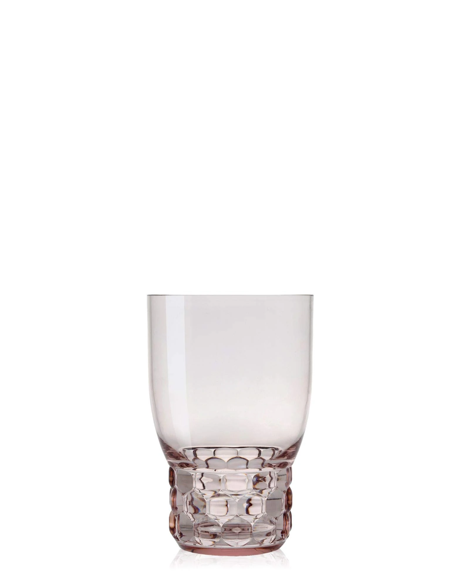 Kartell Jellies Family, Water Glass, Set of 4, Pink