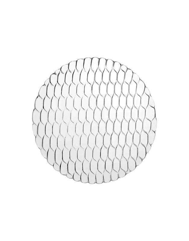 Kartell Jellies Family Flat Plate Set of 4 - Crystal Transparent