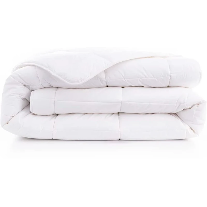 Abeil - prestige cotton/polyester duvet - white, white, 240 x 260 cm
