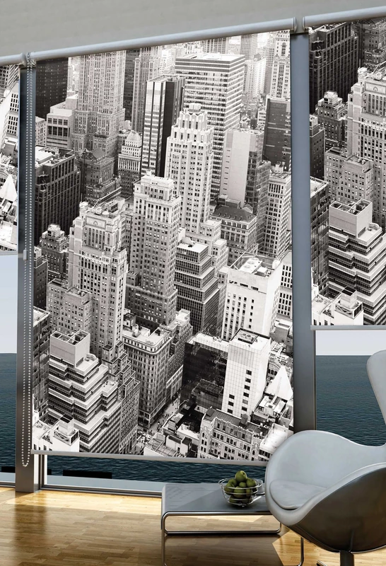 Startex 01568 DS 5020 Digitally Printed Black-Out Blind with Wall and Deckenmotage 160 x 100 CM