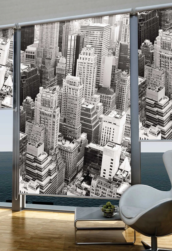 Startex 01567 DS 5020 Digitally Printed Black-Out Blind with Wall and Deckenmotage 160 x 80 CM