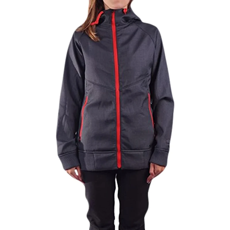 Nitro Snowboards Chelsea Softshell Fleece Lining, Women, Grey, S