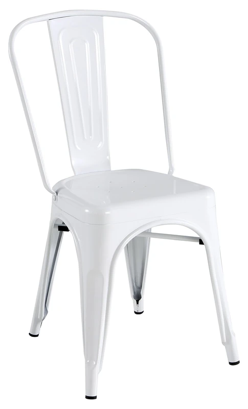 Kit Closet 5020519050 -Metal Chair, White - Image 1
