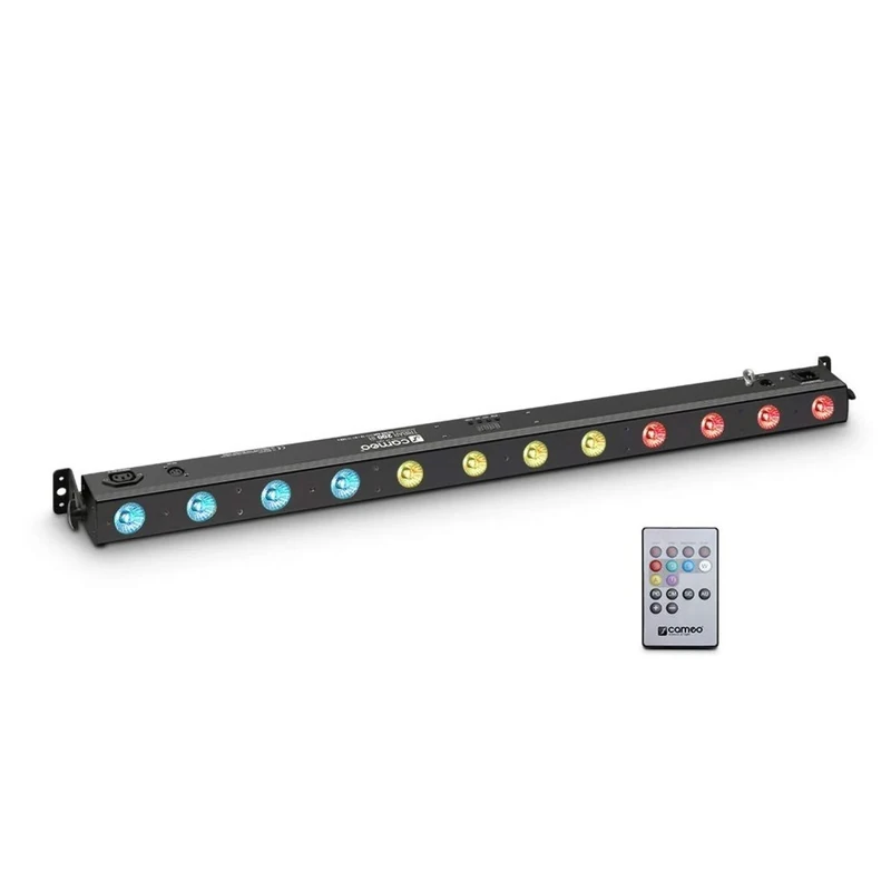 Cameo TRIBAR 200 IR - 12 x 3 W TRI LED Bar in Black Housing with IR Remote Control