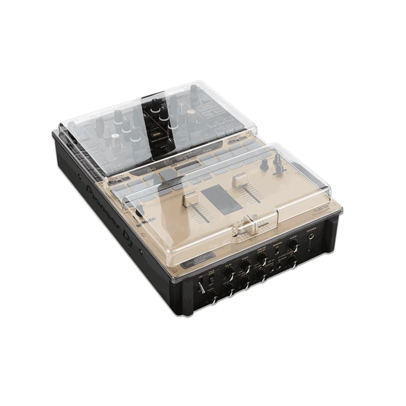 Decksaver Cover for Pioneer DJ DJM-S9 - Super-Durable Polycarbonate Protective lid in Smoked Clear Colour, Made in The UK - The DJs' Choice for Unbeatable Protection