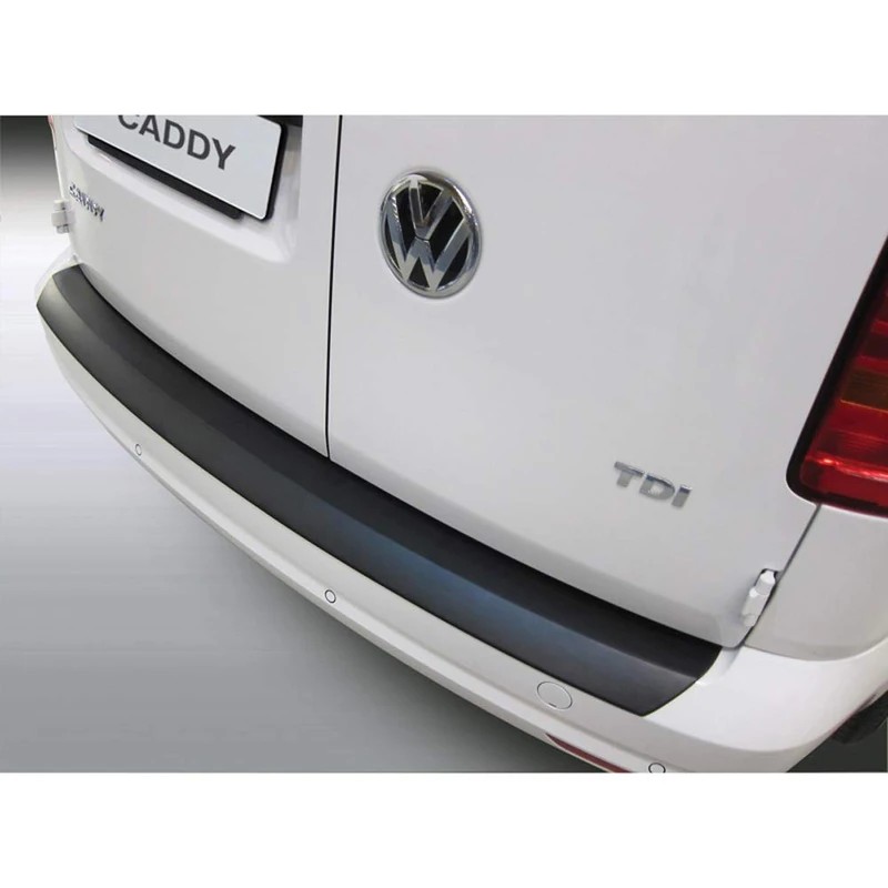 RGM ABS Rear Bumper Protector Compatible with Volkswagen Caddy/Maxi 2015-2020 Black