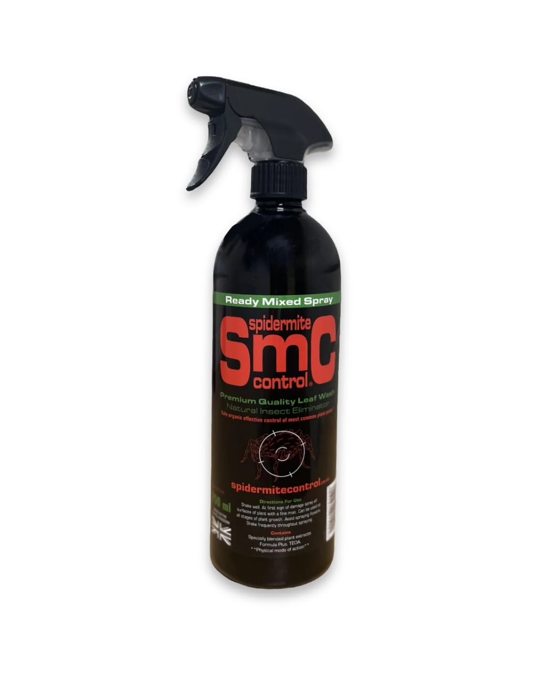 SMC Spidermite Control 750ml Organic Garden Pest Killer & Leaf Wash - Ready to Use Spray | Natural Garden Bug Spray | Child & Pet Friendly.