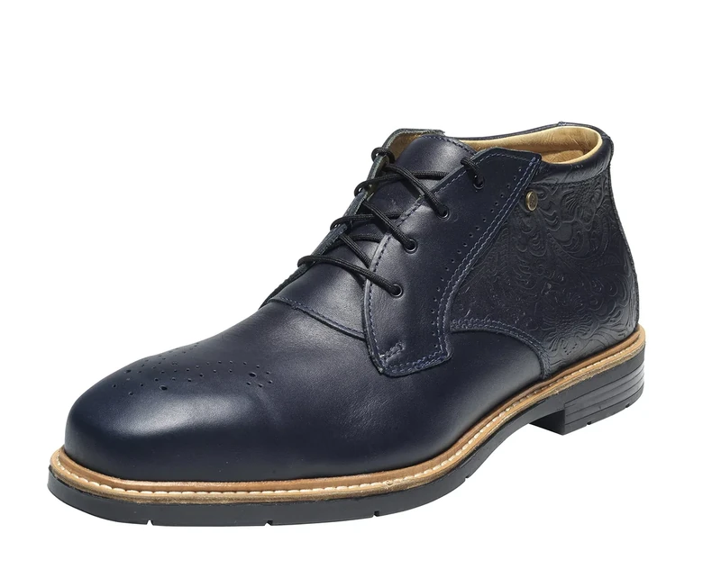 Emma Safety Footwear Unisex Barocco Fire and Safety Shoe, Blue, 8 UK