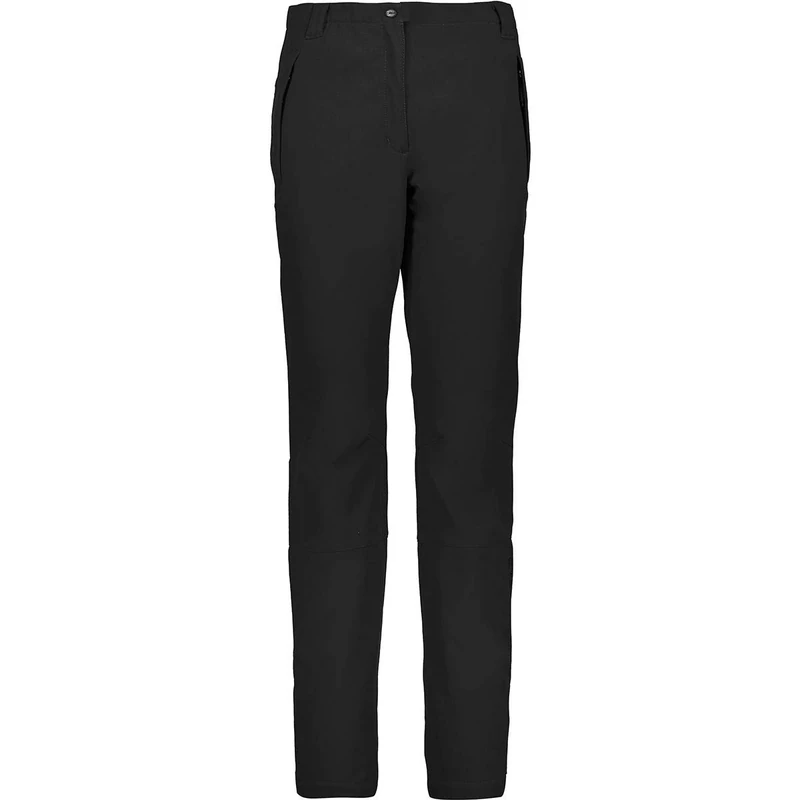 CMP - Woman Softshell Pant With Inner Gaiter, Black, C18