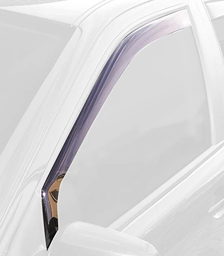 ClimAir Wind Deflectors Black Compatible with Audi A3 8V Saloon 2013 Onwards