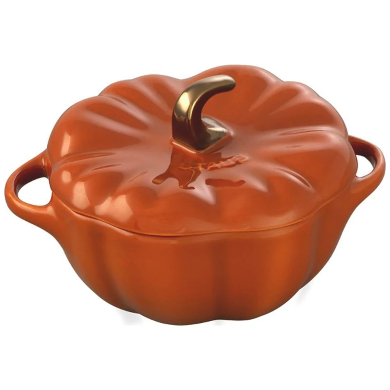 STAUB - Pumpkin - Casserole dish, soup plate, cocote, ceramic - colour: cinnamon - volume: 0.5 litres