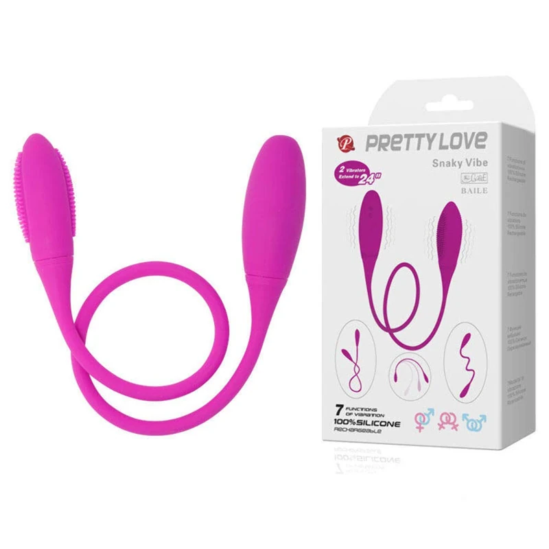 DELUXE PRETTY LOVE SNAKY VIBRADOR 7V - Image 1