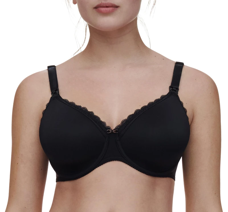 Chantelle Women's, SPECIALITY BRAS, Nursing Bra, Maternity underwear, Schwarz, 38D