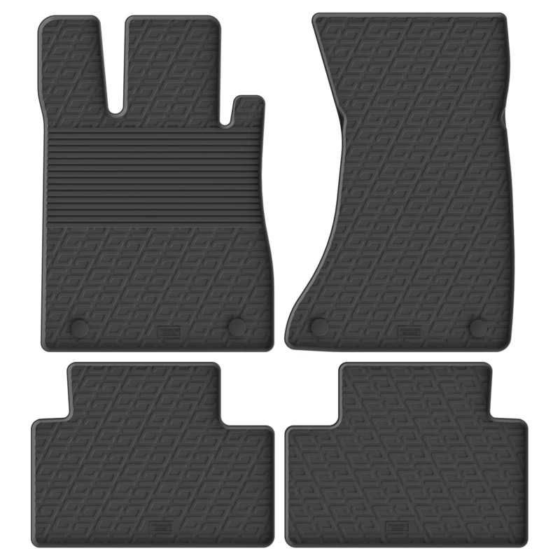 Gledring Rubber Mat Set Compatible with Mercedes S-Class W220 1998-2005 (G Profile 4-Piece)