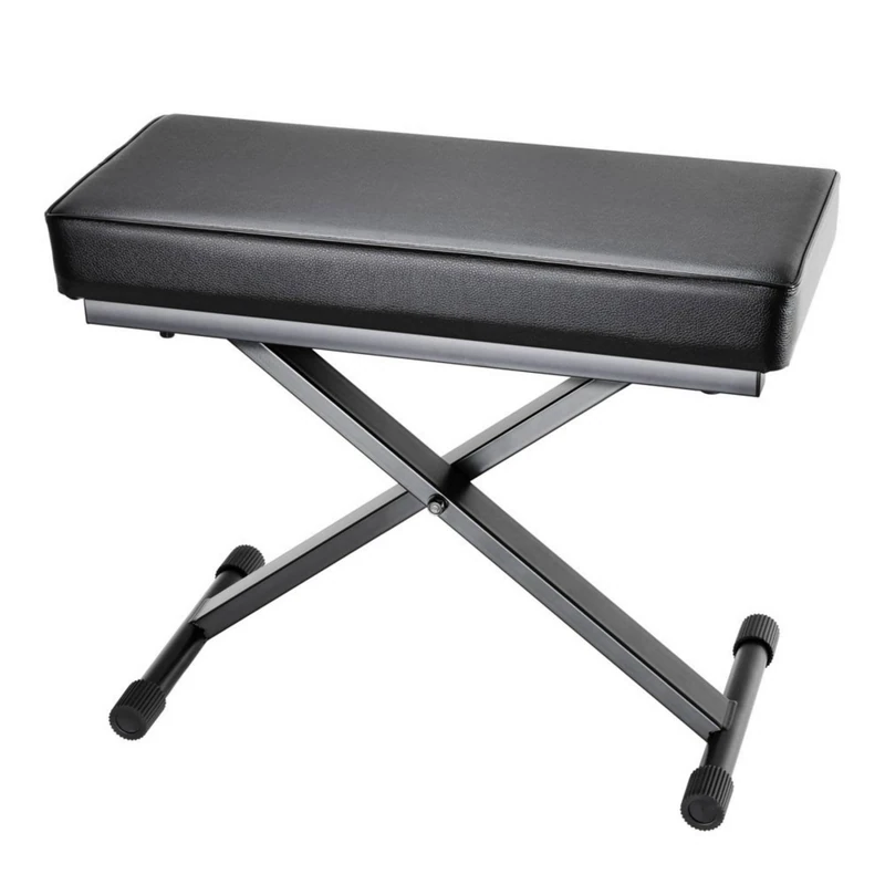 Adam Hall Stands SKT 17 - Folding Keyboard Bench With Extra Thick Padding - Image 1