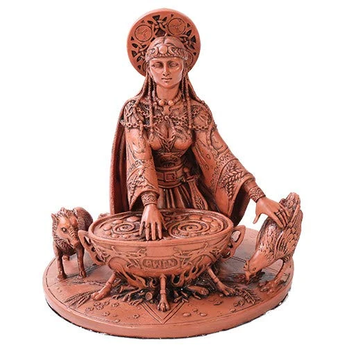 Pacific Giftware Celtic Goddess Cerridwen In Color Home Decor Statue Made of Polyresin - Image 1