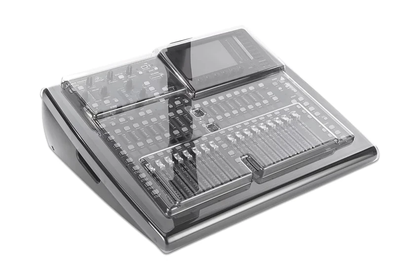 Decksaver Cover for Behringer X32 Compact - Super-Durable Polycarbonate Protective lid in Smoked Clear Colour, Made in The UK - The Engineers’ Choice for Unbeatable Protection