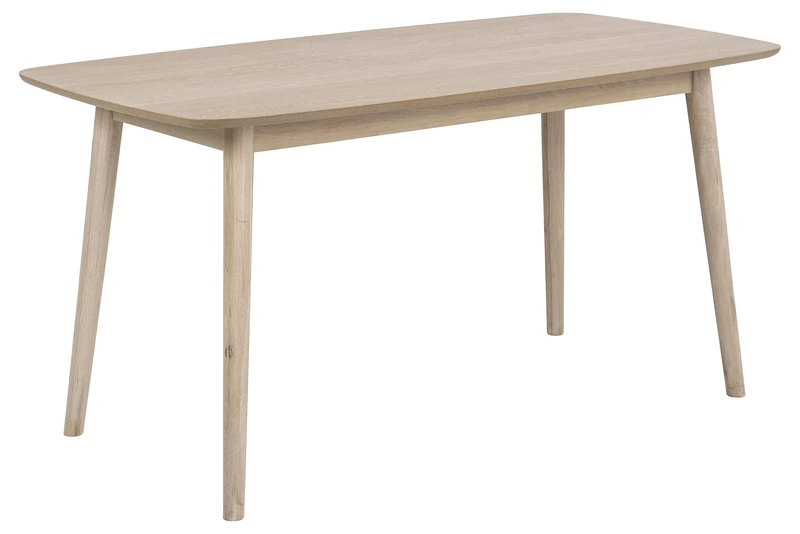 AC Design Furniture Marianne Dining table, white, MDF, L: 80 x W: 150 x H: 75.5 cm, 1 pcs.