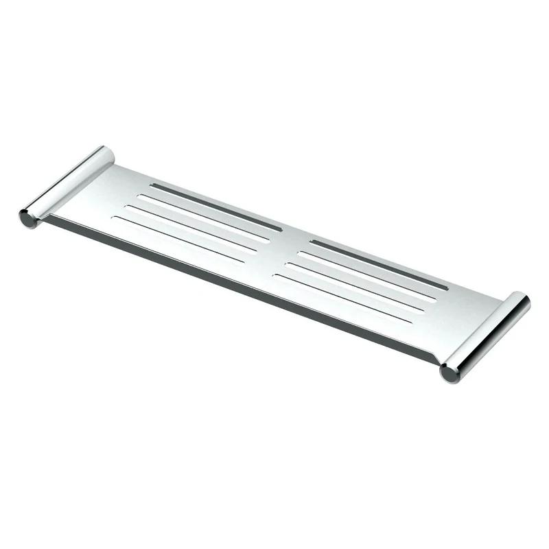 Gatco 1460 Elegant Shower Shelf, Chrome, 0