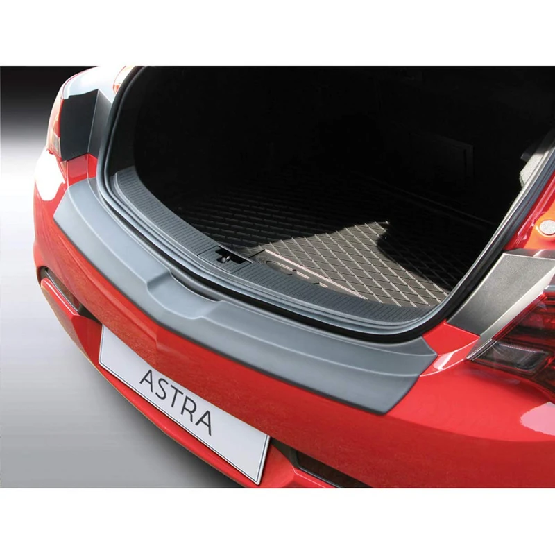 RGM ABS Rear Bumper Protector Compatible with Opel Astra J GTC 3 Door 2012 - Black