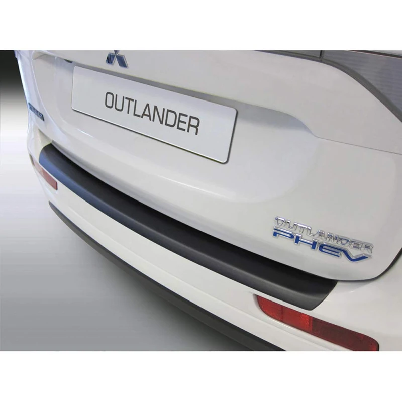 RGM ABS Rear Bumper Protector Compatible with Mitsubishi Outlander 9/2012-9/2015 Black