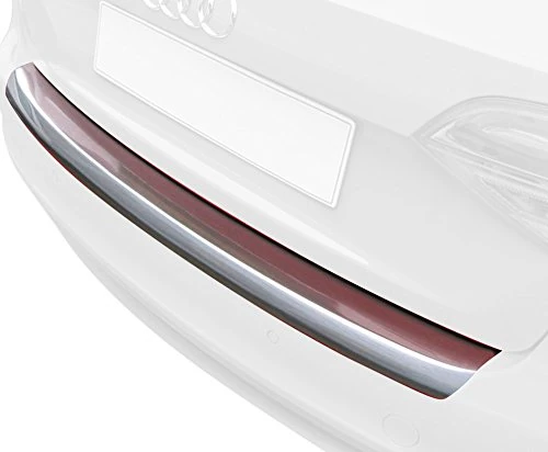 RGM ABS Rear Bumper Protector Compatible with BMW 5 Series F11 Touring 2010-2017 SE/Sport/Luxury/'M-Style' 'Brushed Aluminium' Look - Image 1