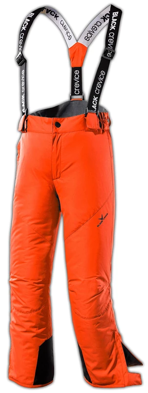 Black Crevice Children's Ski Trousers, Children's, Ski trousers., BCR251002, Orange, 164 (EU)