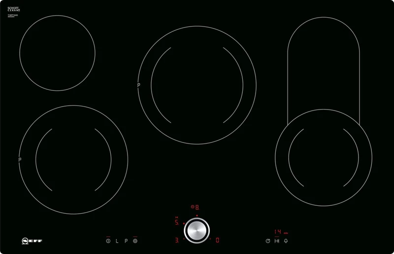 Neff Induction Hob, 79.2 cm, Black