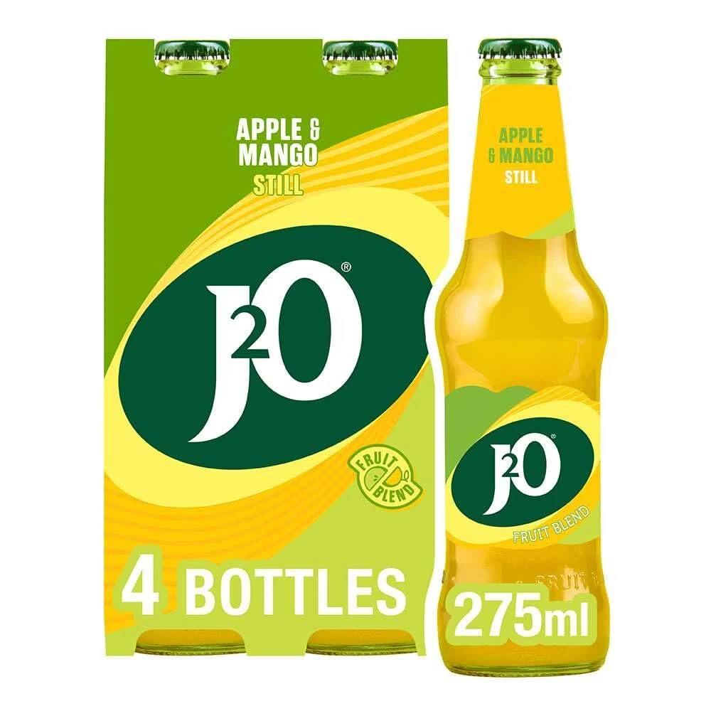 J2O Apple & Mango 275ml Bottle (Pack of 4)