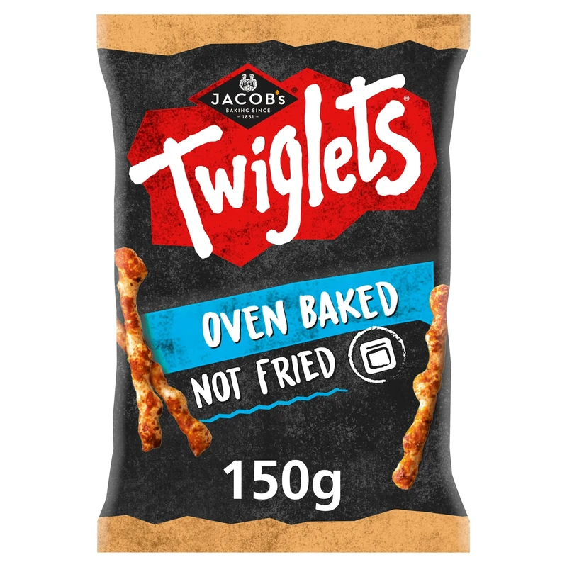 JACOB'S Twiglets Original Sharing Bag Snacks, 150 g (Pack of 1)