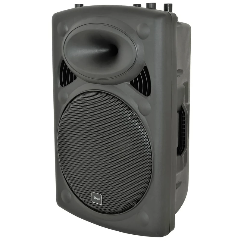 qtx 400W Active Speaker with Built-In Amplifier and Input Section