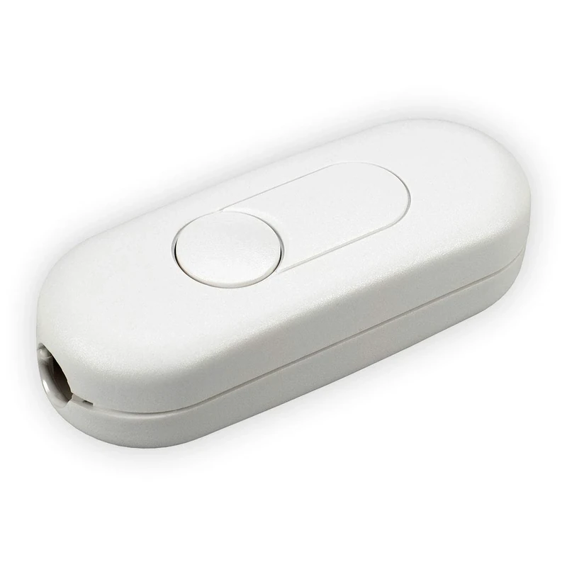 EHMANN 2960x0800 Electronic LED Cord Dimmer T29.08 White, Phase Control, 230 V, 50 Hz, Power: LED 3-35 W, 5-100 W/VA