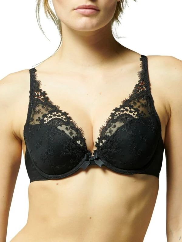 Simone Perele Women's Wish Triangle Contour - Black - 34D