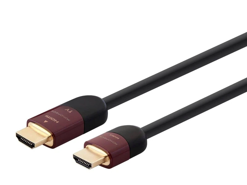 Monoprice Active High Speed HDMI Cable - 4K@60Hz, HDR, 18Gbps, 28AWG, YUV, 4:4:4, CL2, 100 Feet, Black - Ultra Active Series