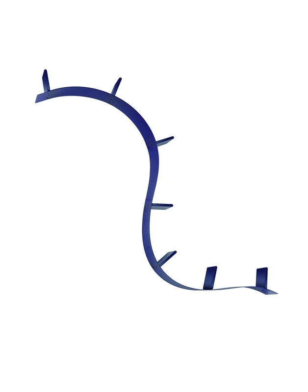 Kartell Book Worm MT.3.2, Plastic, Blue, 320x20x19cm - Image 1