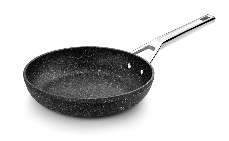 Monix Mineral Forged Aluminium Non-Stick Frying Pan, 26 cm, Black