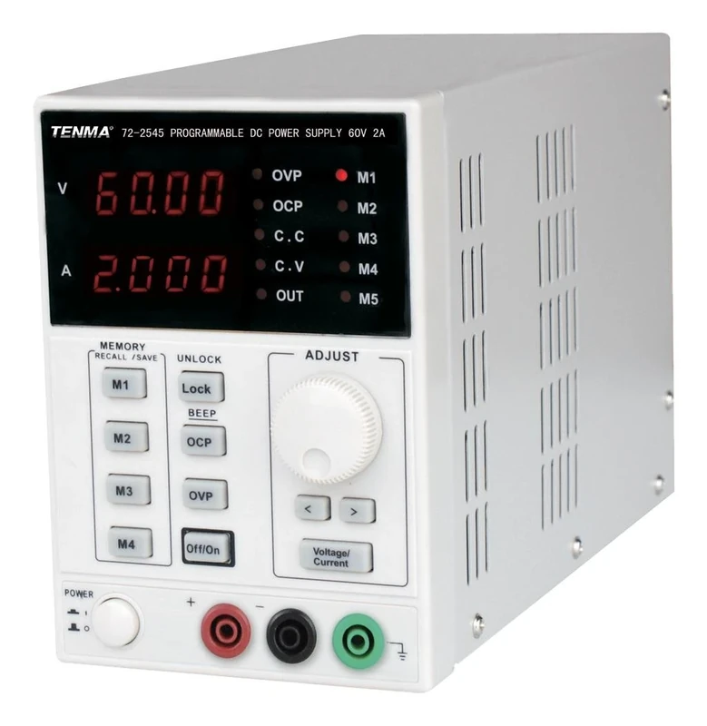 MULTICOMP PRO Single Output DC Bench Power Supply, Programmable 60V 2A – USB & RS232 Interfaces