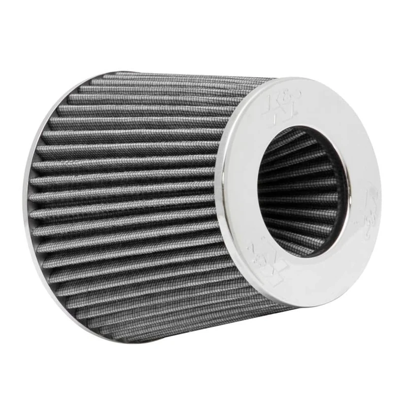 K&N Filters RG-1001WT-L Car and Motorcycle Universal Filter, Chrome