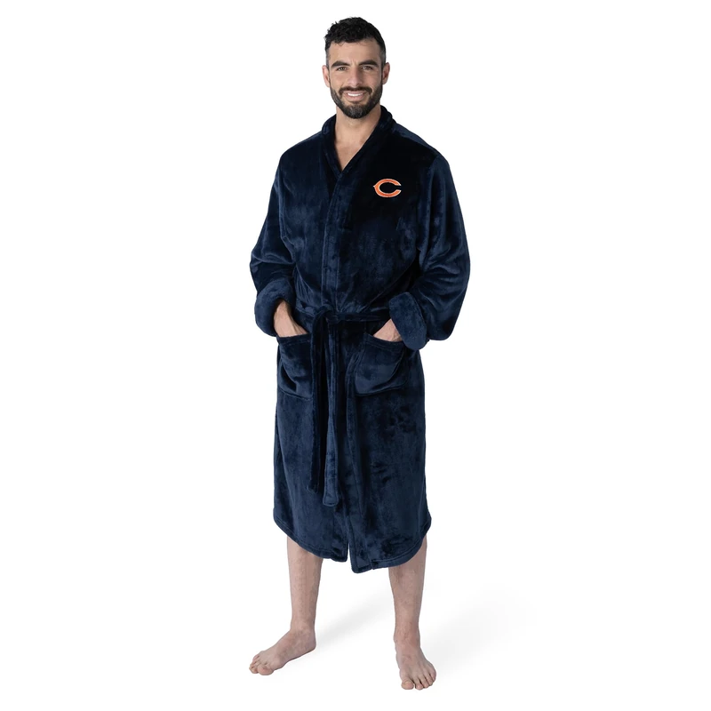 Northwest NFL Chicago Bears Unisex-Adult Silk Touch Bath Robe, Large/X-Large, Team Colors